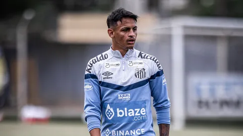Wesley Patati conversou com Carille no final do último treino -