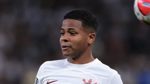 Wesley durante partida do Paulistão. Foto: Ettore Chiereguini/AGIF