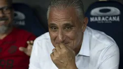 Torcida do Flamengo se empolga com a possibilidade de Casemiro sair do United. Foto: Jorge Rodrigues/AGIF