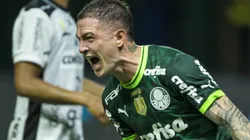 Foto: Renato Pizzutto/Ag.Paulistão - Aníbal Moreno comemorando pelo Palmeiras no Campeonato Paulista