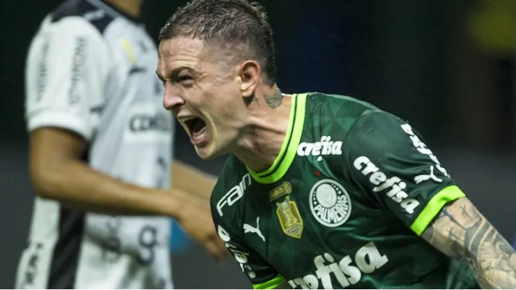 Foto: Renato Pizzutto/Ag.Paulistão - Aníbal Moreno comemorando pelo Palmeiras no Campeonato Paulista