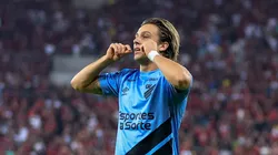 Canobbio comemorando gol contra o Flamengo. Foto: Buda Mendes/Getty Images