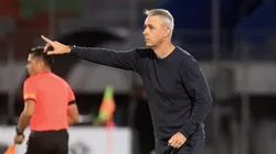 Tiago Nunes antes de ser expulso. Foto: Vitor Silva/Botafogo