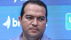 Ao lado do presidente do Sport, o CEO do Fortaleza Marcelo Paz falou sobre o ataque ao ônibus do time após empate na Copa do Nordeste, Foto: Lucas Emanuel/AGIF