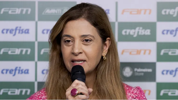 Leila Pereira, presidente do Palmeiras Foto: Ettore Chiereguini/AGIF