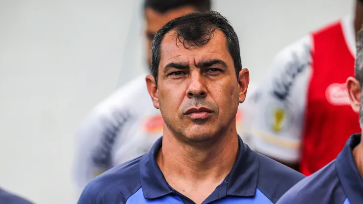 Fábio Carille, técnico do Santos - Foto: Reinaldo Campos/AGIF