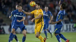 Damián Suárez e Luis Suárez se enfrentando na Espanha em 2015. Foto: Gonzalo Arroyo Moreno/Getty Images.