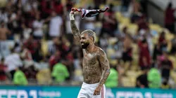 Gabigol ficou pra trás na luta pela titularidade no Flamengo. Foto: Thiago Ribeiro/AGIF