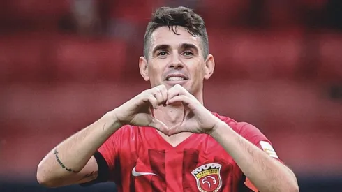 Oscar é constantemente especulado no Flamengo - Divulgação/Shanghai Port.