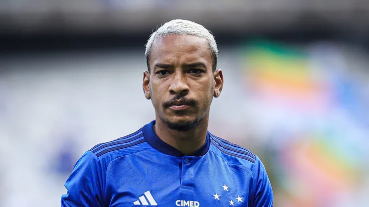 Matheus Pereira durante partida do estadual. Foto: Staff Images / Cruzeiro