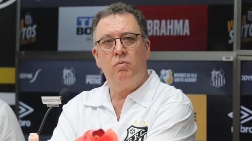 Marcelo Teixeira, presidente do Santos - Foto: Reinaldo Campos/AGIF