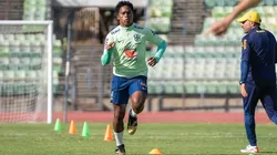 Endrick treinando com a Seleção Brasileira Pré-Olímpica. Foto: Leto Ribas / CBF.