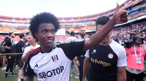 Willian, companheiro da cria do Flamengo no Fulham. Foto: Tim Nwachukwu/Getty Images