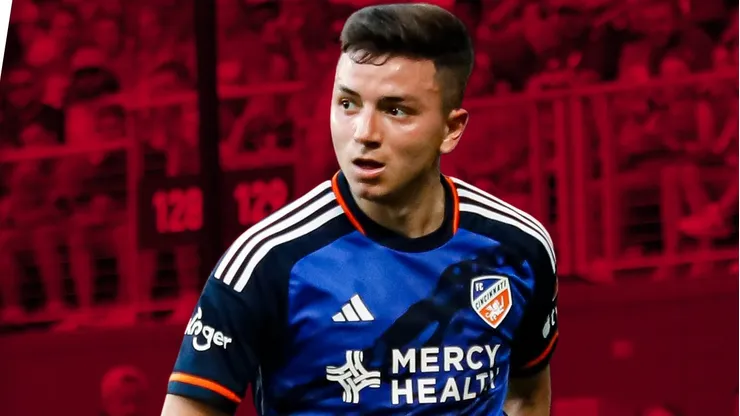 Álvaro Barreal, do Cincinnati, está na mira do Palmeiras para 2024 - Foto: Divulgação/MLS