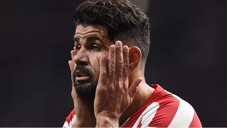 Foto: Denis Doyle/Getty Images - Diego Costa quando ainda defendia o Atlético de Madrid, em 2019