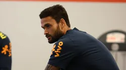 Foto: Lucas Figueiredo/CBF - Willian José com a Seleção Brasileira, em 2018