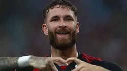 Foto: Gilvan de Souza/Flamengo - Léo Pereira comemorando gol no clássico contra o Botafogo