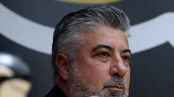 Torcida do Santos faz apelo pela contratação de um novo laterla. Foto: Reinaldo Campos/AGIF