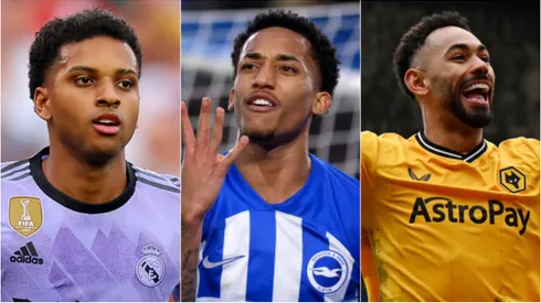 Rodrygo, João Pedro e Matheus Cunha. Foto: Getty Images