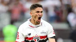 Pablo Maia comemorando pênalti convertido na Supercopa. Foto: Gilson Lobo/AGIF