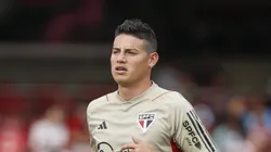 James treinando em 2023. Foto: Ricardo Moreira/Getty Images