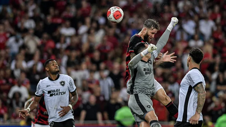 Flamengo vence o clássico diante do Botafogo. Foto: Thiago Ribeiro/AGIF