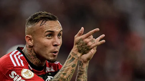 Cebolinha vive o auge no Flamengo. Foto: Thiago Ribeiro/AGIF