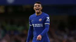 Thiago Silva atuando pelo Chelsea. Foto: Richard Heathcote/Getty Images
