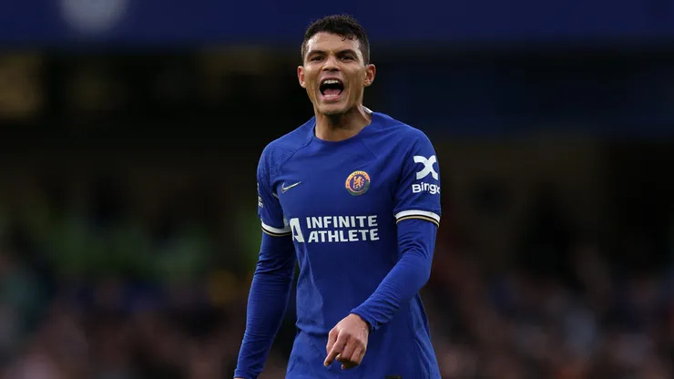 Thiago Silva atuando pelo Chelsea. Foto: Richard Heathcote/Getty Images