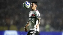 James Rodríguez atuando pelo São Paulo. Foto: Wagner Meier/Getty Images.