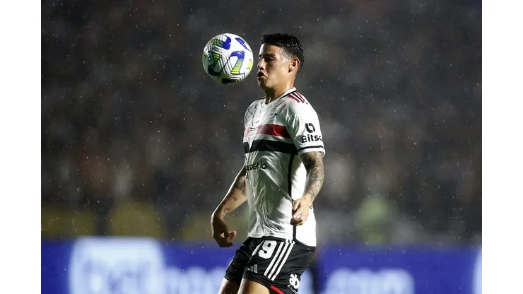 James Rodríguez atuando pelo São Paulo. Foto: Wagner Meier/Getty Images.
