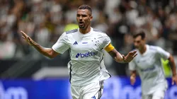 Zé Ivaldo comemora seu gol na Arena MRV em jogo contra o Atlético-MG. Foto: Gilson Lobo/AGIF