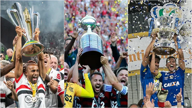 Supercopa, Libertadores e Copa do Brasil. Foto: Agif; Getty Images