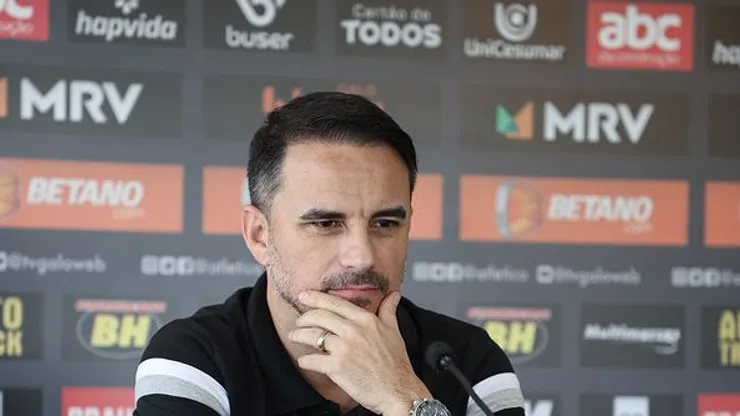 Galo define nome para substituir Rodrigo Caetano. Foto: Pedro Souza / Atlético