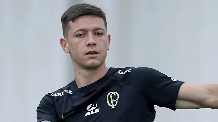 Foto: Rodrigo Coca/Ag. Corinthians - Rodrigo Garro pelo Corinthians, em treinamento