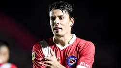 Federico Redondo, volante do Argentinos Juniors, está sendo especulado no Timão - Foto: Marcelo Endelli/Getty Images