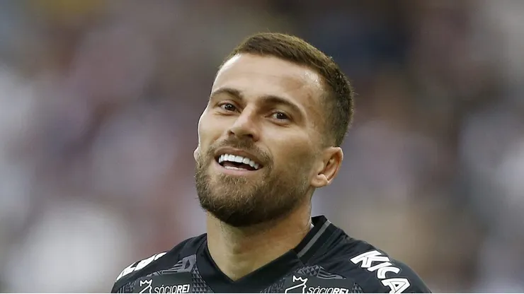 Lucas Lima em ação contra o Fluminense. Foto: Wagner Meier/Getty Images