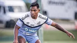 Morelos pode fazer Carille mudar o Santos - Foto: Raul Baretta/ Santos FC.