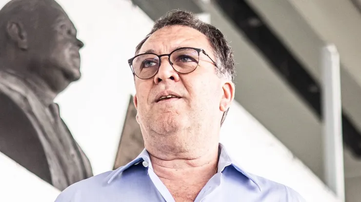 Marcelo Teixeira foi reeleito em dezembro. Foto: Raul Baretta/ Santos FC
