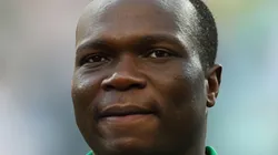 Foto: Dean Mouhtaropoulos/Getty Images - Aboubakar pela Seleção Camaronesa, em 2017