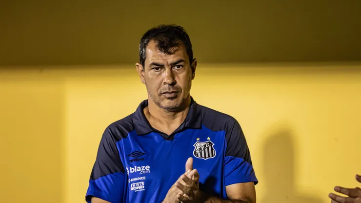 Carille fala sobre elenco do Santos após lesão de Giuliano. Foto: Abner Dourado/AGIF