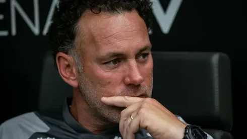 Gabriel Milito, técnico do Atlético-MG na Arena MRV. Foto: Fernando Moreno/AGIF
