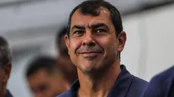 Fabio Carille em partida do Paulista entre Santos vs Guarani