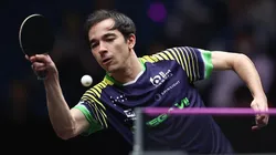 Hugo Calderano foi vice no WTT Champions. Foto: Lintao Zhang/Getty Images