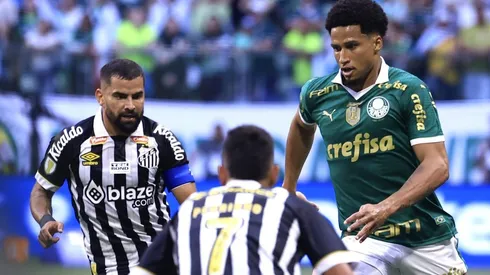 Palmeiras e Santos se enfrentam na final do Paulistão. Foto: Marcello Zambrana/AGIF