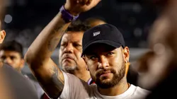 Neymar, em visitia a Vila Belmiro. O camisa 10 poderá estar presente na final do Paulistão entre Palmeiras x Santos.