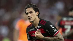 Pedro durante comemoração de um dos seus gols. Foto: Jorge Rodrigues/AGIF