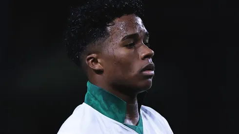 Endrick no Allianz Parque em partida entre Palmeiras e Novorizontino, pela semifinal do Campeonato Paulista, dia 28/03/2024.