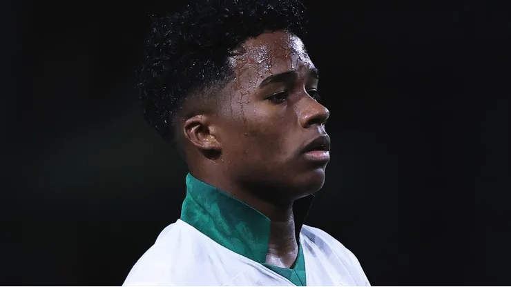 Endrick no Allianz Parque em partida entre Palmeiras e Novorizontino, pela semifinal do Campeonato Paulista, dia 28/03/2024.