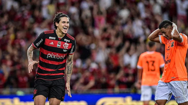 RJ - RIO DE JANEIRO - 30/03/2024 - CARIOCA 2024, NOVA IGUACU X FLAMENGO FINAL - Pedro jogador do Flamengo durante partida contra o Nova Iguacu no estadio Maracana pelo campeonato Carioca 2024. Foto: Thiago Ribeiro/AGIF